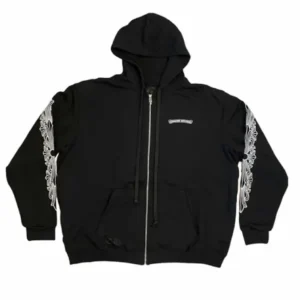 Chrome Hearts Aspen Exclusive Zip Up Hoodie Black