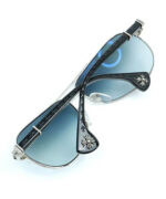 Chrome Hearts Black Anti-Reflective Sunglasses