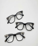 Chrome Hearts Classic Black Silver Frame Eyeglasses