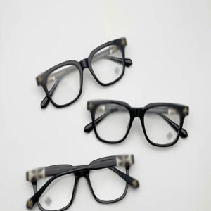 Chrome Hearts Classic Black Silver Frame Eyeglasses