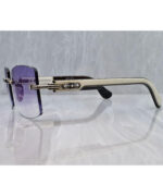 Chrome Hearts Deep Rare Luxury Silver Frame Sunglasses