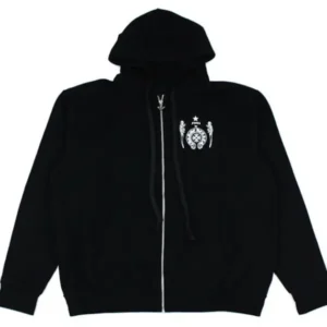Chrome Hearts Foti Harris Teeter Space Suit Zip Hoodie Black