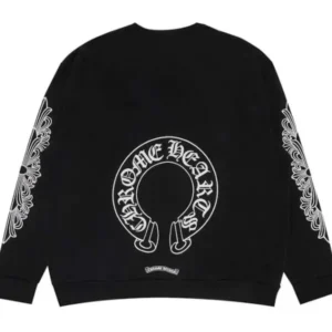 Chrome Hearts Horseshoe Crewneck Black