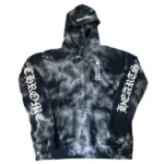 Chrome Hearts Horseshoe Hoodie Black Tie Dye