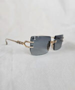 Chrome Hearts Lordie Diamond Series Square Lens Sunglasses