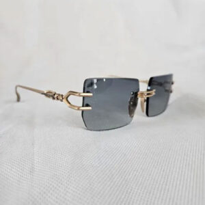 Chrome Hearts Lordie Diamond Series Square Lens Sunglasses