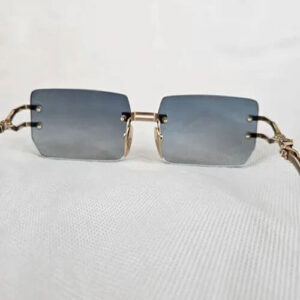 Chrome Hearts Lordie Diamond Series Square Lens Sunglasses