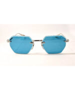 Chrome Hearts Luxury Blue Lens Eyewear