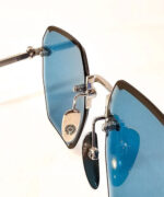 Chrome Hearts Luxury Blue Lens Eyewear