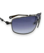 Chrome Hearts Luxury Smoke Lens Silver Frame Eyewear