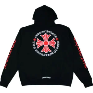 Chrome Hearts Made In Hollywood Plus Hoodie Black/Red
