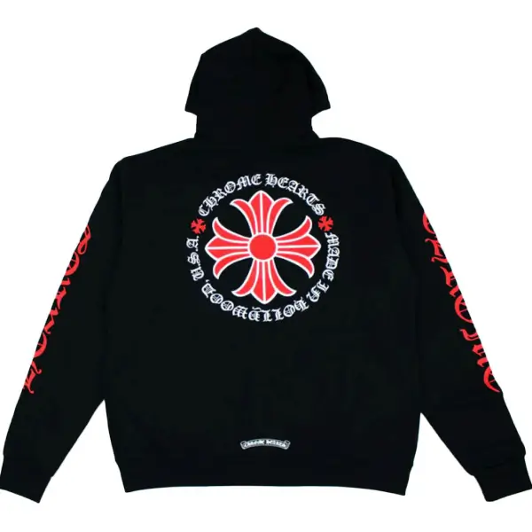 Chrome Hearts Made In Hollywood Plus Hoodie Black_Red Chrome Hearts Made In Hollywood Plus Hoodie Black/Red