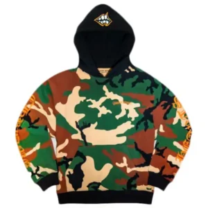Chrome Hearts Matty Boy Caution Hoodie Camo