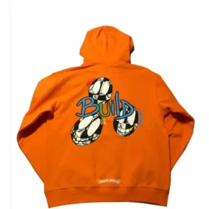 Chrome Hearts Matty Boy Link & Build Hoodie Orange