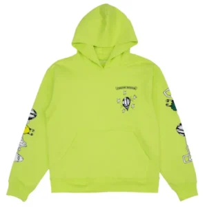 Chrome Hearts Matty Boy Link Hoodie Lime Green