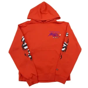 Chrome Hearts Matty Boy Sadistic Lipstick Hoodie Red