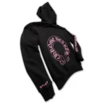 Chrome Hearts Online Exclusive Horse Shoe Hoodie Black/Pink