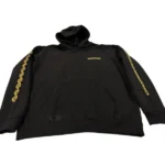 Chrome Hearts Plus Logo Pullover Hoodie Black/Yellow