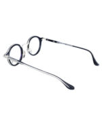 Chrome Hearts Round Black Frame Bra-Gile Glasses