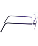 Chrome Hearts Round Black Purple Frame Luxury Eyeglasses