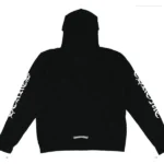 Chrome Hearts Vertical Logo FU Hood Hoodie Black/White