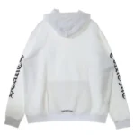 Chrome Hearts Vertical Logo Hoodie White