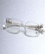 Chrome Hearts White Unisex Eyewear Glasses