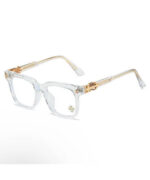 Chrome Hearts White Unisex Eyewear Glasses