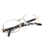 Chrome Hearts Woodgrain Gold Round Eyewear