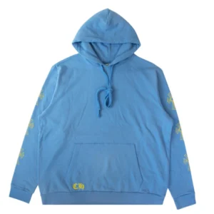 Chrome Hearts x Drake Girls Love Chrome Hoodie Light Blue